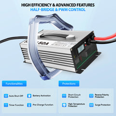 14.6V 50A LiFePO4 Battery Charger