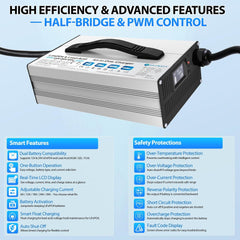 24V/36V/48V LiFePO4 & AGM All in One Battery Charger
